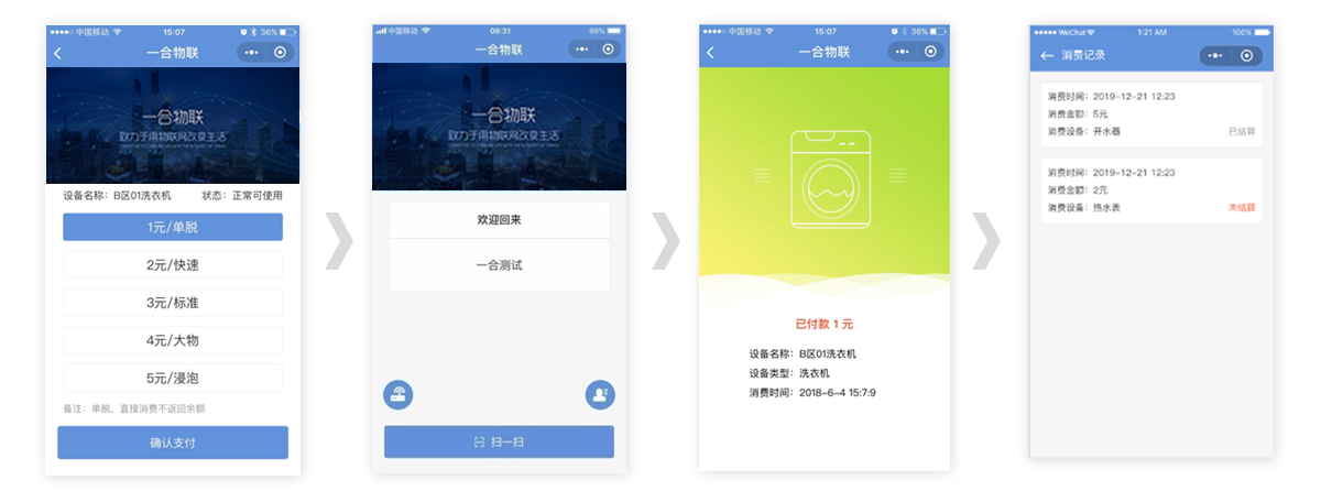 共享洗衣機(jī)方案-使用流程